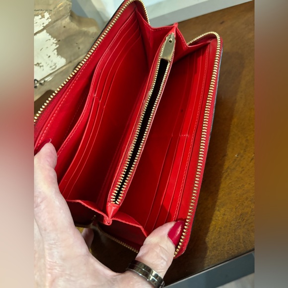 Louboutin Red Studded Wallet - Picture 9 of 17